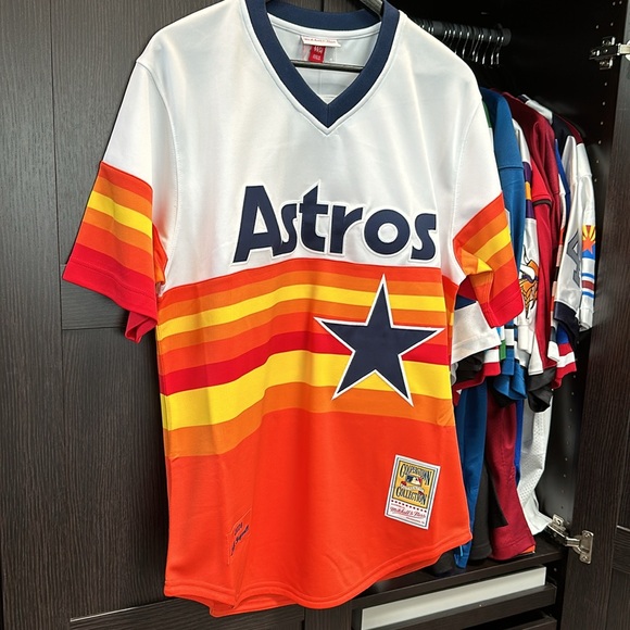 Jeff Bagwell Houston Astros Mitchell & Ness 2004 MLB Authentic Jersey - Picture 3 of 5